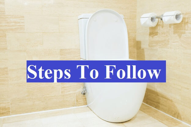 steps to be followed for toilet leaking from base